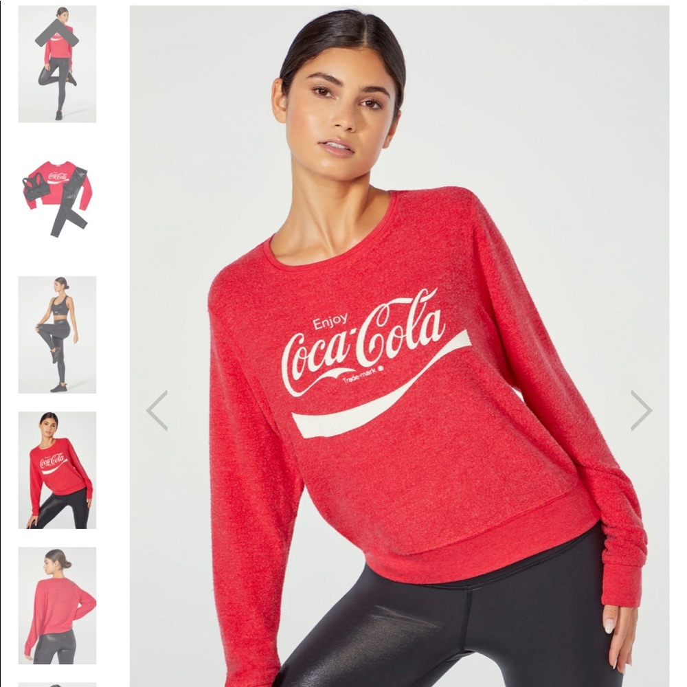 Ellie Wild Fox medium sweatshirt NWT